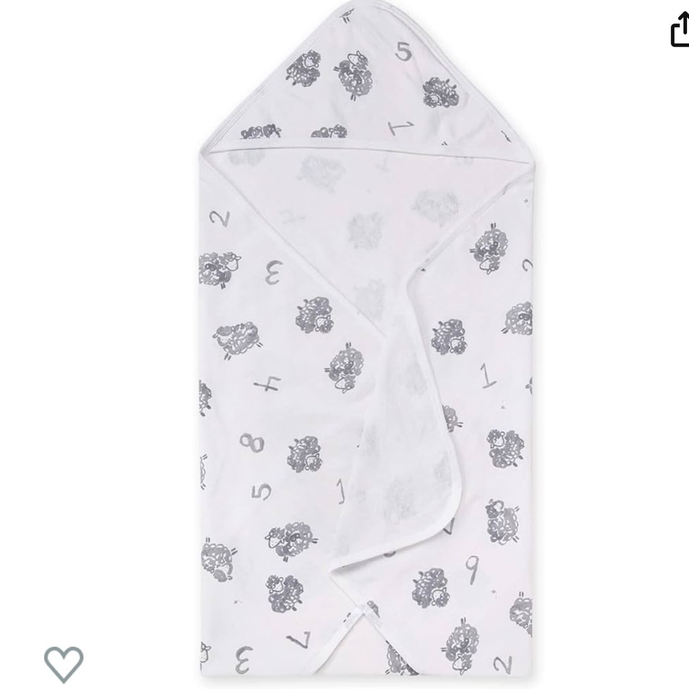Burt’s bees hooded towel for newborn